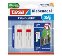 Clous adhésif Tesa pour carrelage - Lot de 2
