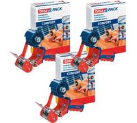 TESA COMFORT Distributeur, boucheuse, applicateur, ruban d'emballage, boucheuse x3