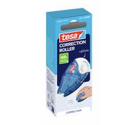 tesa CORRECTION ROLLER rechargeable - Rouleau correcteur - 14 m x 8,4 mm | Ruban correcteur précis et net - Inscriptible immédiatement - Rechargeable et sans solvant - Au bureau et à la maison