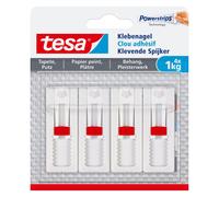 tesa Gel de collage 77774 réglable blanc – Lot de 4 pour papier peint et plâtre