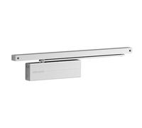 TESA DC175 ferme-porte, EN 3/4, jusqu'à 80 kg, bras à glissière, Argent EV1, montage en surface, vitesse de fermeture et à-coup final réglables