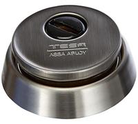 TESA E700L26AI Rosace de Sécurité pour Serrure à Encastrer, Finition Acier Inoxydable Brossé, Noyau 2 x 2 mm Acier Laminé, Protecteur de Cylindre Carbonitruré, Contreplaque 4 mm