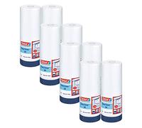 tesa Easy Cover 4368 Universal Ruban de Masquage avec Film, x10, 33 x 1,4 m | Kit 2-en-1 pour les travaux de peinture - Ruban adhésif et film de protection - Beige clair