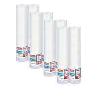 tesa Easy Cover 4373 UV, x8 Rubans Masquage Extra-fort + Film,12 m x 0,55 m