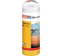 tesa Easy Cover Perfect+ 56575-00000-00 Film de masquage jaune, transparent (L x l) 17 m x 2.60 m 1 set