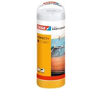 tesa Easy Cover Perfect+ 56575-00000-00 Film de masquage jaune, transparent (L x l) 17 m x 2.60 m 1 set