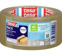 Tesa Ruban d'emballage en PET - Rouleau adhésif Tesapack Eco ultra résistant 66 m x 50 mm - Kraft