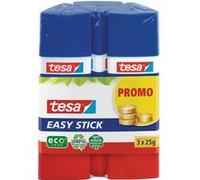 Tesa ecoLogo Bâton de colle Easy Stick, pack promo 3x 25 g G
