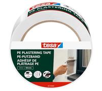 tesa ECONOMY, 2 Rubans de Masquage 50 m x 30 mm + Film Protecteur 4 m x 5 m | Bande avec film protecteur pour travaux de peinture - Sans solvant et se retire sans laisser de traces jusqu'à 4 jours