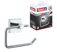 tesa Dérouleur papier toilette Ekkro – fixation rapide sans perçage, métal chromé (40232-00000)