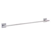 tesa® Ekkro Porte-serviettes 1 barre fixe, finition brillante métal chromé, adhésif, technologie sans percer, 40237