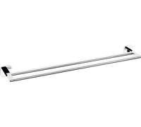 tesa Porte-serviettes Elegaant Chrome double avec adhésif 40437-00000-00
