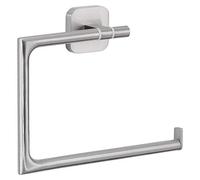 tesa® Elegaant porte-serviettes invités, adhésif, chromé, design élégant, garanti inoxydable, 668mm x 180mm x 128mm