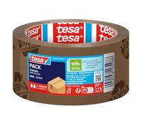 Tesa Emballer Ruban de fermeture Eco & Strong marron imprimé 66 m x 50 mm 58155-00000-00
