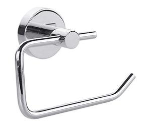 tesa Esteetic support sèche cheveux, adhésif, acier inoxydable, design distingué, garanti inoxydable, 50mm x 86mm x 130mm