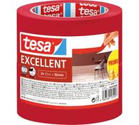 tesa EXCELLENT 56549-00000-00 Bande de masquage rouge (L x l) 50 m x 50 mm 2 pc(s)