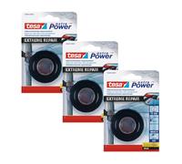 tesa EXTRA POWER 56064-00500-00 Bande de réparation noir (L x l) 2.5 m x 19 mm 3 pc(s)