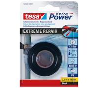 tesa Ruban de réparation extra Power Extreme Repair – auto-amalgamant, silicone résistant – Noir