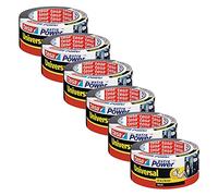 Tesa Extra Power Ruban adhésif 50 mm x 25 m - Noir (Lot de 6)