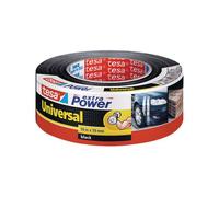 tesa® Extra Power Universal ruban adhésif, 50 mm x 50 m, tissu renforcé, noir