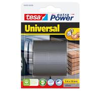 tesa extra Power Universal Ruban Adhésif Toile - 1 x 5 m x 50 mm - Gris