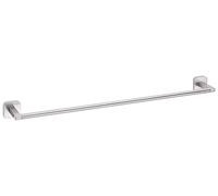 Tesa Exxcellent ensemble mural brosse WC, adhésif, chromé, design intemporel, garanti inoxydable, 445mm x 94mm x 136mm Acier Inoxydable 40455