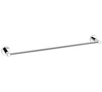 TESA Exxcellent porte-serviettes 1 barre fixe large, adhésif, chromé, design chic, garanti inoxydable, 85 mm x 630 mm x 50 mm 40473-00000-00 arrondie
