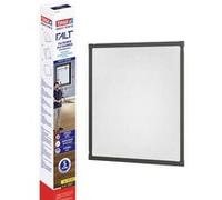 tesa Moustiquaire pour fenêtre ALU FALT - Cadre pliable aluminium télescopique, anthracite 80–140 cm