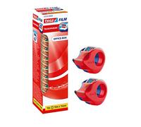 Tesa Film transparent, 10 m x 15 mm, 10 rouleaux (+ 2 dévidoirs Mini)