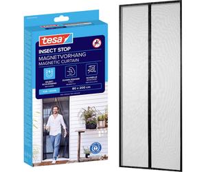 tesa Fliegengitter 55374-00000-00 Rideau aimanté (l x H) 0.80 m x 2.00 m anthracite 1 pc(s)