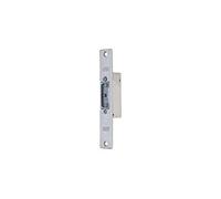 TESA Gâche électrique à encastrer, têtière courte C, acier inoxydable, 12 V, automatique, pour portes en bois ou menuiserie métallique