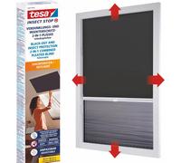 tesa Insect Stop 2-en-1 Moustiquaire plissée pour fenêtre de toit sans percer ni scier