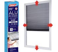 tesa Insect Stop 55804-00000-00 Moustiquaire plissée en aluminium (l x H) 1.14 m x 1.60 m anthracite 1 pc(s)