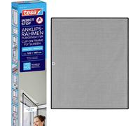 tesa INSECT STOP CLIP-ON 55360-00001-00 Moustiquaire pour fenêtre (l x H) 1.2 m x 1.4 m anthracite 1 pc(s)