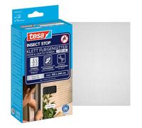 tesa Insect Stop COMFORT pour Porte-Fenêtres - Moustiquaire avec Ruban Auto Agrippant - Filet Anti-Moustique - Anthracite, 120 cm x 240 cm
