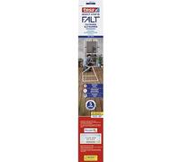 tesa Moustiquaire pour porte ALU FALT – Cadre pliant alu télescopique blanc – 80x170 à 100x220 cm