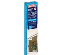 tesa Moustiquaire ALU COMFORT fenêtre, 1,20 m x 1,50 m montage facile grâce à des connecteurs à vis innovants, sans (55195-00000-01)