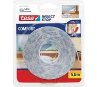 TESA Moustiquaire recharge Comfort - Bande auto-agrippante - 5,6 m x 10 mm - Blanc