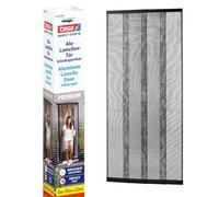 tesa Moustiquaire à lamelles Premium télescopique sans perçage 95 x 220 cm Anthracite