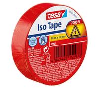 tesa tesa Ruban isolant rouge 10 m x 15 mm Quantité:10
