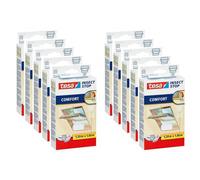 tesa Lot de 10 Moustiquaires COMFORT pour Fenêtre de Toit 1,20 x 1,40 m Blanc