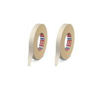 tesa Lot de 2 Rubans adhésif toilé 4541 - 15 mm x 50 m blanc ecru
