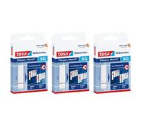 tesa Lot de 3 Packs 6 Powerstrips Languette Adhésive 3Kg pour Carrelage et Métal