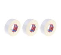 tesa Lot de 3 Rubans 4651 Adhésif Toilé Premium 19 mm x 50 m Blanc