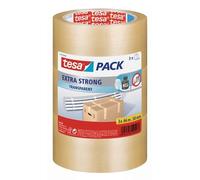 Tesa Lot de 3 Rubans adhésif d'emballage 66 m x 50 mm Havane