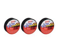 TESA Lot de 3 Rubans isolant ISO TAPE, 19 mm x 20 m, noir