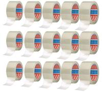 tesa Lot de 36 rouleaux de ruban adhésif 64014, PPLow Noise, 50 mm x 66 m, transparent, rapport de performance vous permet de travailler silencieusement à base d'une pâte acrylique sans solvants