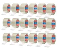 tesa Lot de 36 rouleaux de ruban adhésif 64014, PPLow Noise, 50 mm x 66 m, transparent, rapport de performance vous permet de travailler silencieusement à base d'une pâte acrylique sans solvants