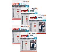 tesa® Lot de 5 clous adhésifs réglables pour papier peint et plâtre 2 kg