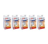 tesa Lot de 5 Moustiquaires COMFORT pour fenêtres Dim 120 x 240 cm Blanc